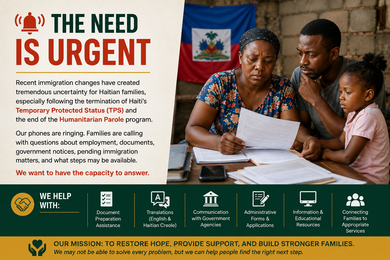 Haitian family facing immigration uncertainty